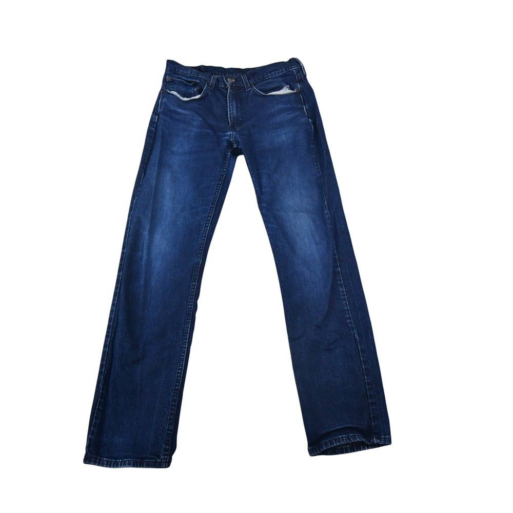 Levis 514 Straight Fit Mens Jeans Dark Wash Denim Blue W34 L34 (Fitl 32x31)